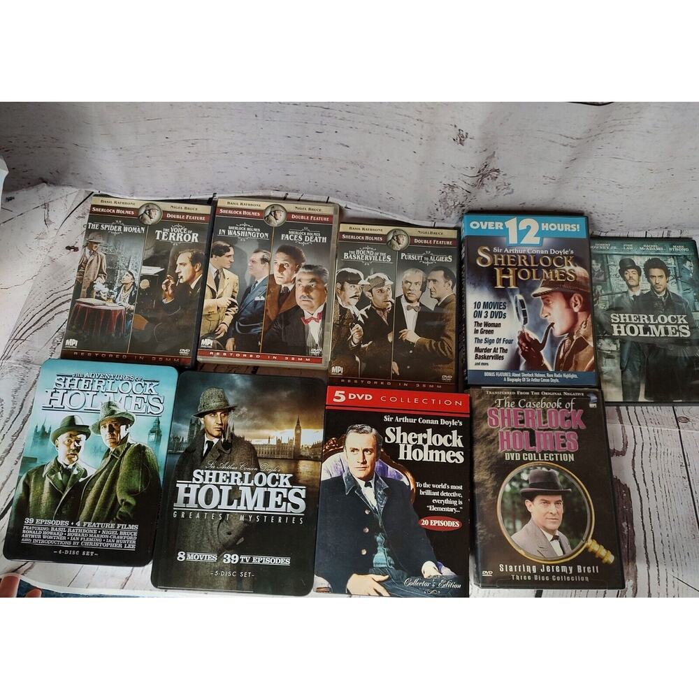 Sherlock Holmes large DVD lot 25 disc